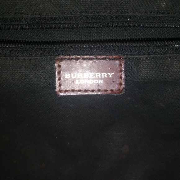 Burberry Haymarket Checked Buckled Satchel - Picture 2 of 6